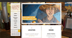 Desktop Screenshot of goldenwestcafe.com